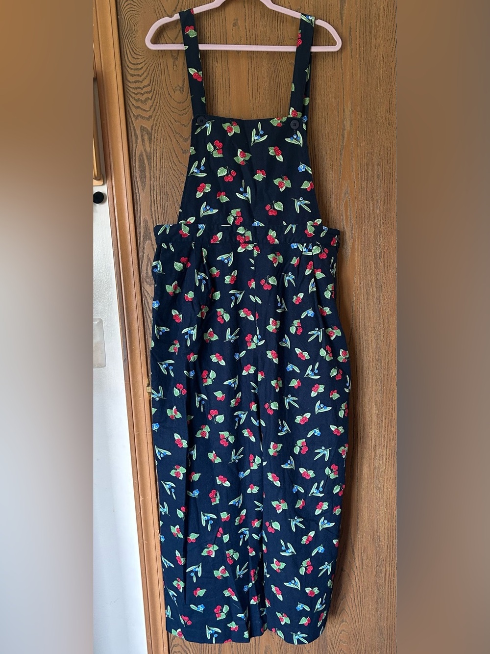 Berry Print Overalls